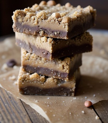 Peanut Butter Crumble Bars recipe image