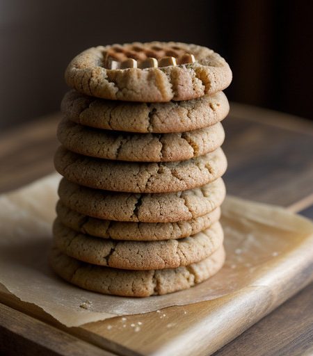 Peanut Butter Honey Cookies recipe image