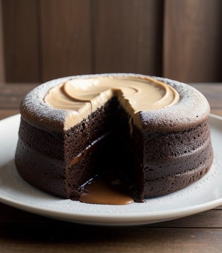 Peanut Butter & Hot Fudge Pudding Cake^ recipe image