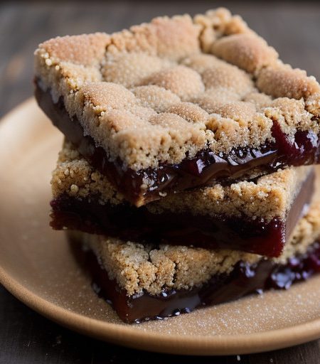 Peanut Butter & Jam Bars recipe image