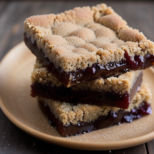 Peanut Butter & Jam Bars recipe image