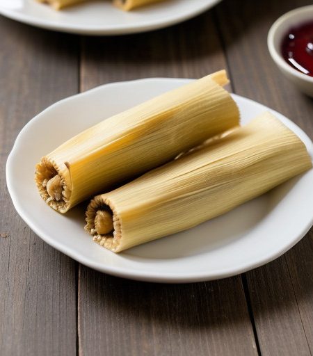 Peanut Butter & Jelly Tamales recipe image