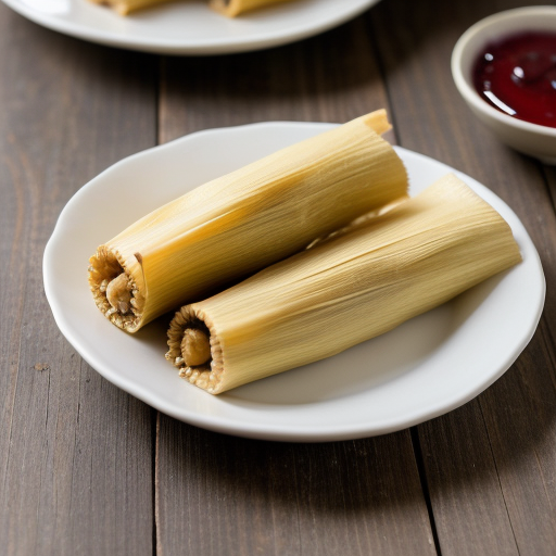 Peanut Butter & Jelly Tamales recipe image