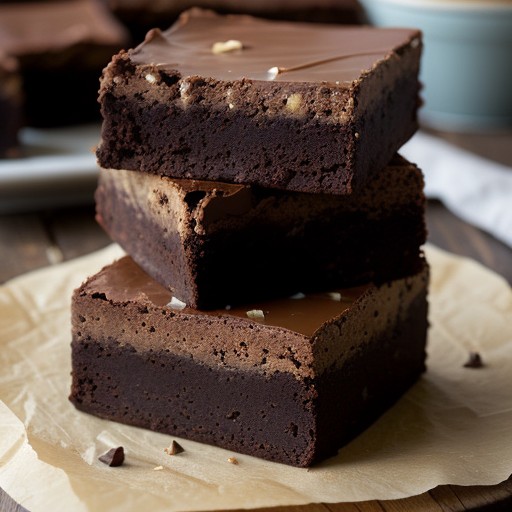 Peanut Butter Layered Brownies recipe image