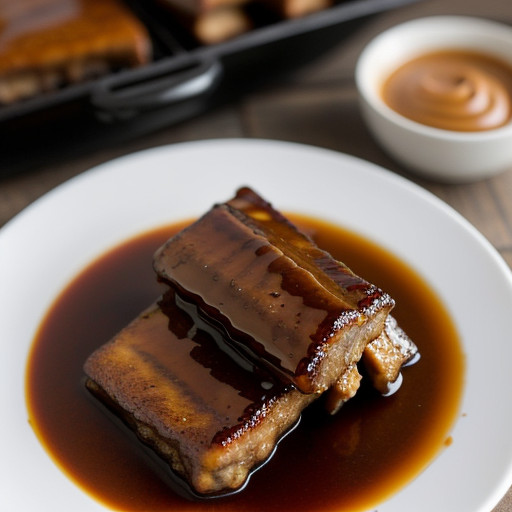 Peanut Butter Marinated Ribs recipe image