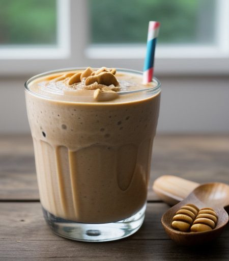 Peanut Butter Sundae Smoothie recipe image