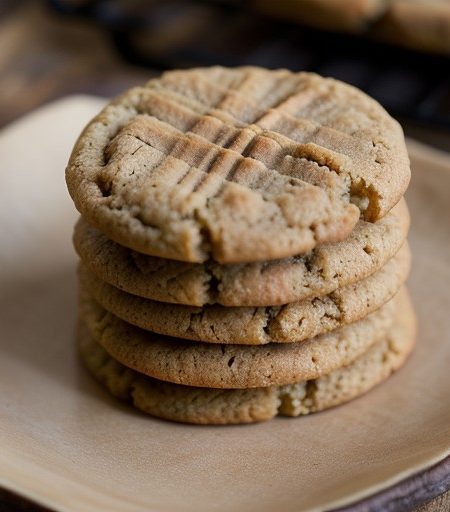Peanut Butter and Banana Cookies recipe image