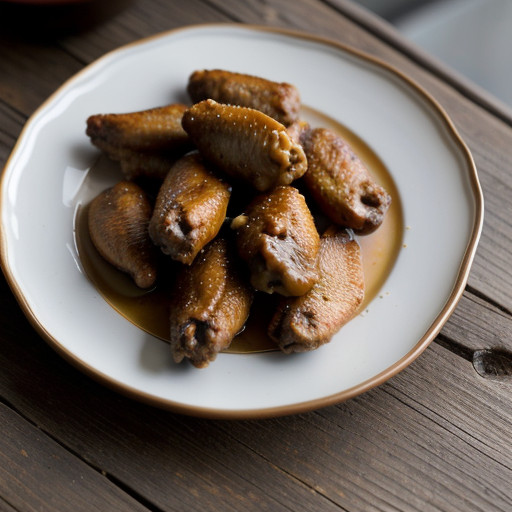 Peanut Chicken Wings recipe image