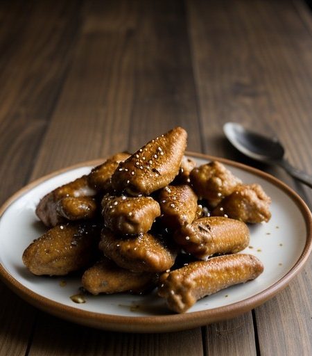 Peanut Crunch Chicken Wings recipe image