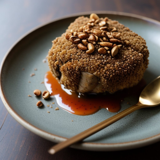 Peanut-Crusted Chicken W/Thai Hot/Sweet Sauce recipe image