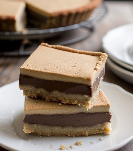 Peanut Pie With Shortbread-Cookie Crust recipe image