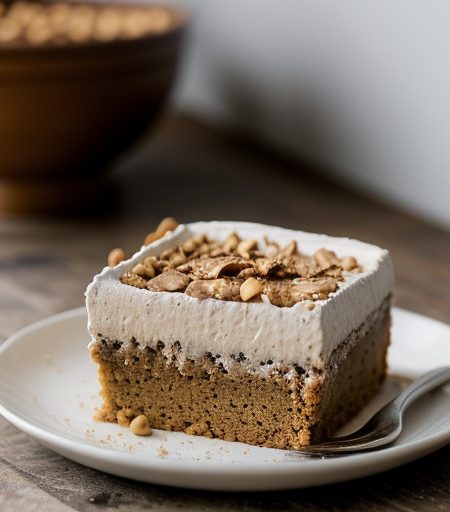 Peanut Pudding Cake recipe image
