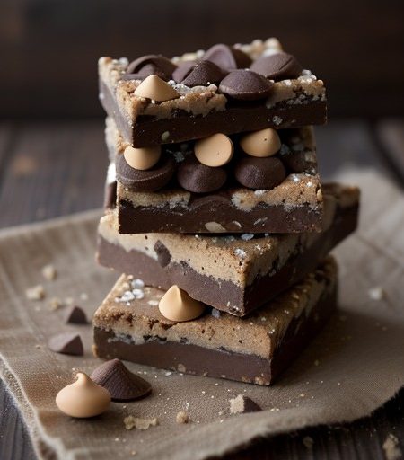 Peanutty Chewy Bars recipe image