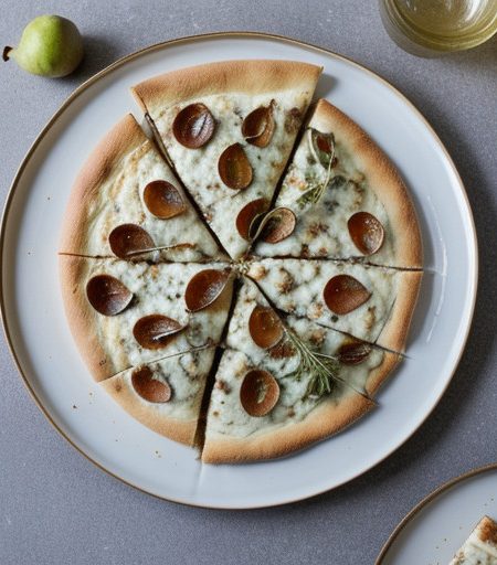 Pear & Blue Cheese Pizza recipe image