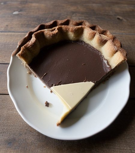 Pear & Chocolate Tart recipe image