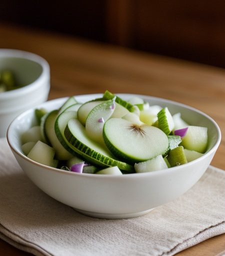 Pear & Cucumber Salad recipe image
