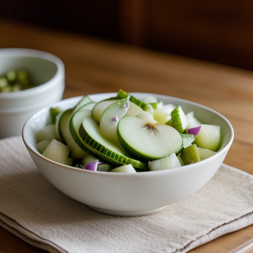 Pear & Cucumber Salad recipe image