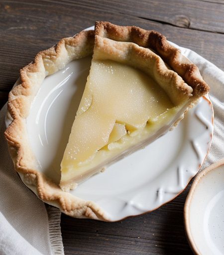 Pear-Custard Pie recipe image