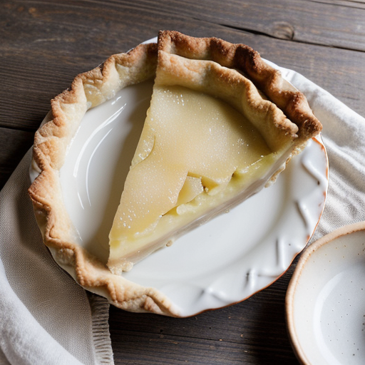 Pear-Custard Pie recipe image