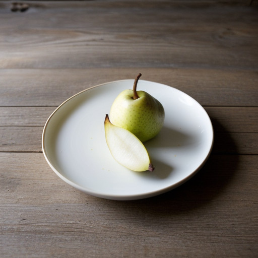 Pear Halves a La Mode recipe image