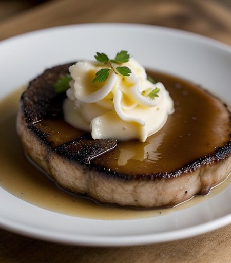 Pear & Maple-Sauced Pork Chops recipe image