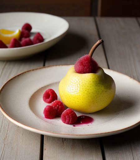 Pear Melba recipe image