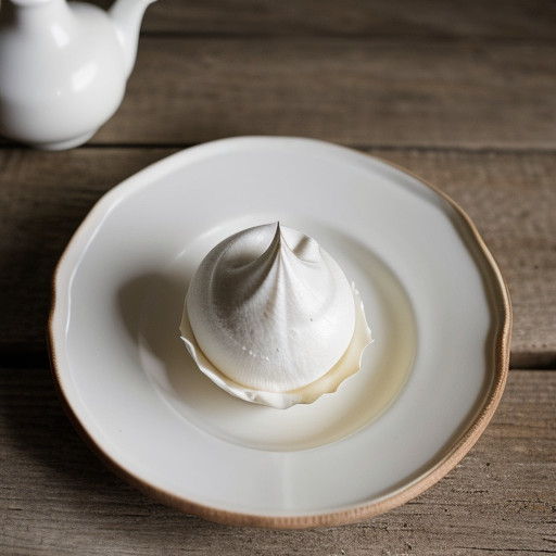 Pear Sorbet in Meringue Shells recipe image