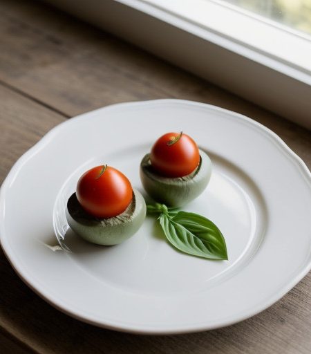 Pear Tomatoes Stuffed With Boursin recipe image