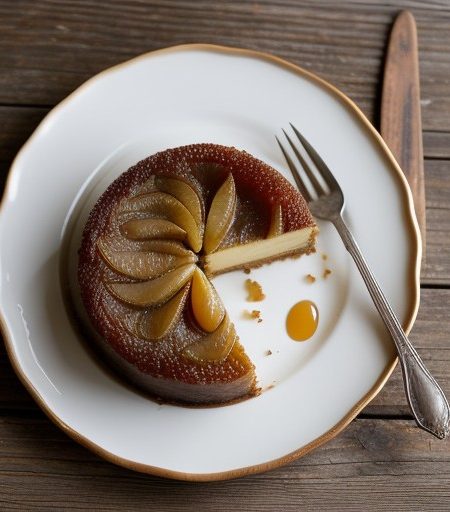 Pear Upside Down Cake recipe image