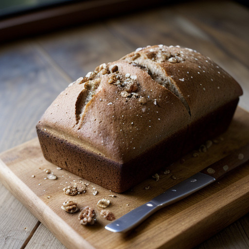 Pear-Walnut Bread recipe image