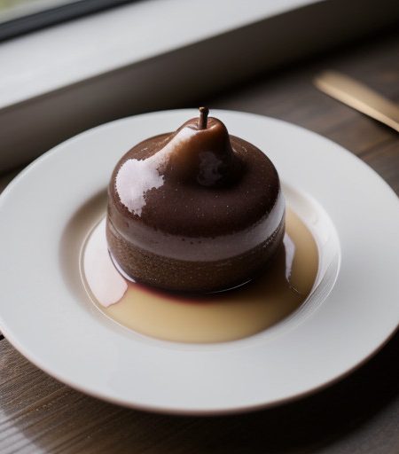 Pears Belle Helene recipe image