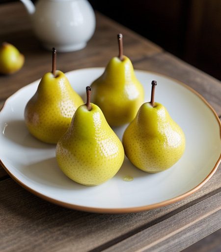 Pears With Tapioca recipe image