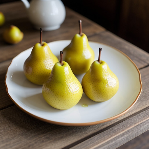 Pears With Tapioca recipe image