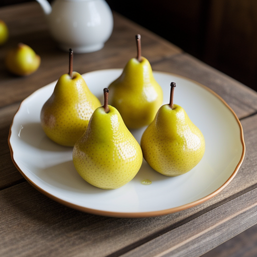 Pears With Tapioca recipe image