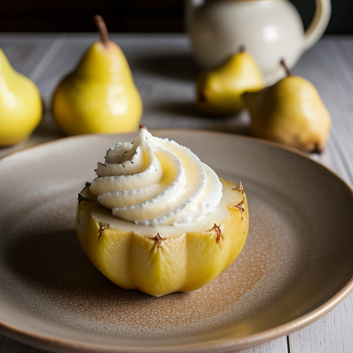 Pears in Pineapple Cream recipe image