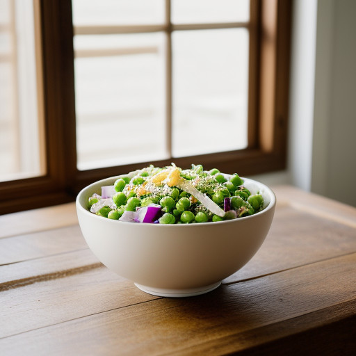 Peas & Cheese Salad recipe image