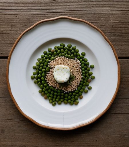 Peas With Rosemary and Pine Nuts recipe image