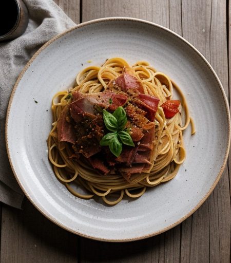 Peasant-Style Spaghetti recipe image