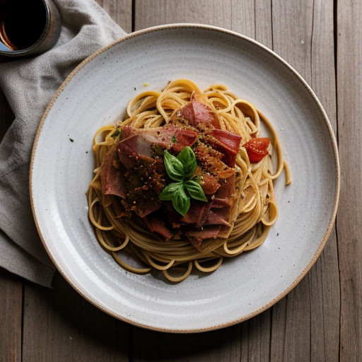 Peasant-Style Spaghetti recipe image
