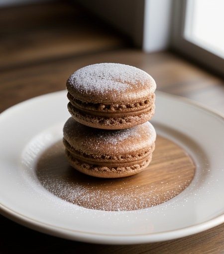 Pecan-Amaretto Macaroons recipe image