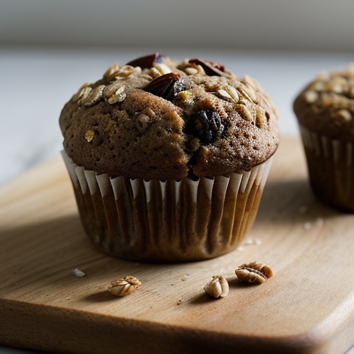 Pecan Butter & Oatmeal Trail Muffins recipe image
