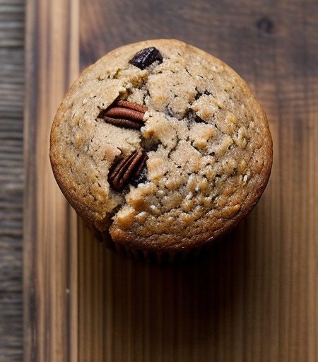 Pecan Butter & Oatmeal Trail Muffins recipe image