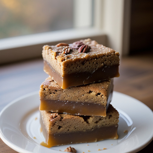 Pecan Caramel Squares recipe image