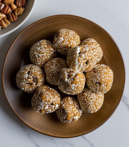 Pecan Cashew Popcorn Balls recipe image
