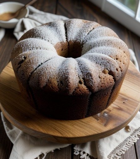 Pecan-Chocolate Chip Pound Cake recipe image