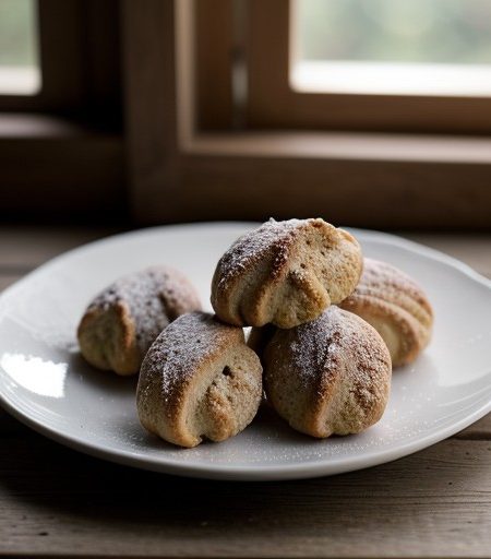 Pecan Crescents recipe image