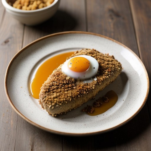 Pecan Crusted Chicken Breast With Chili Cumin Butter recipe image