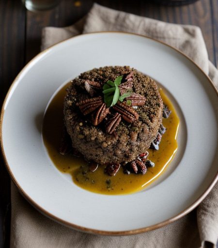 Pecan Crusted Venison With Bourbon Mash recipe image