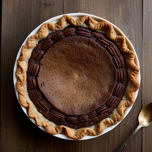 Pecan Pie Not Too Sweet recipe image