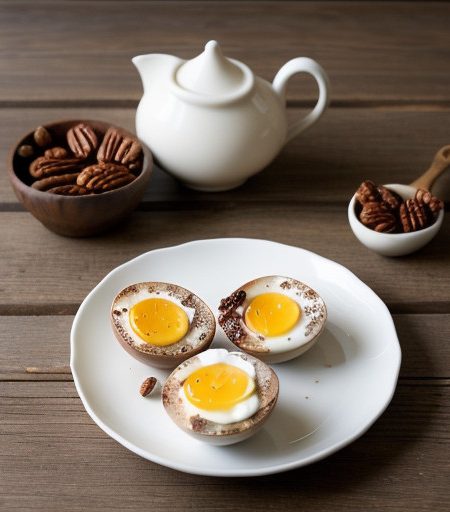Pecan-Stuffed Eggs recipe image